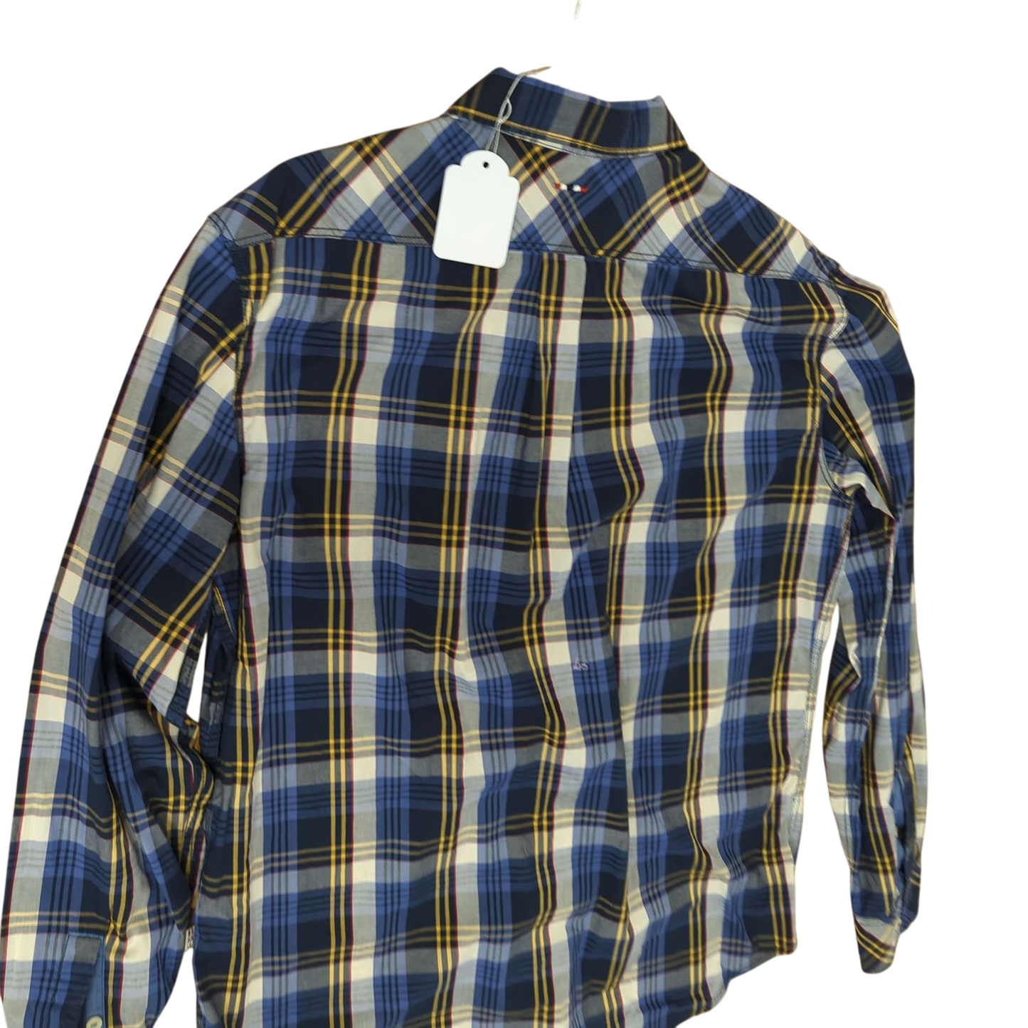 Napapijri Blue Plaid Button-Down Shirt - Regular Fit