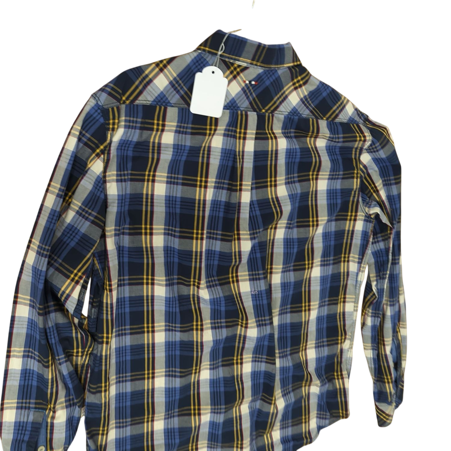 Napapijri Blue Plaid Button-Down Shirt - Regular Fit