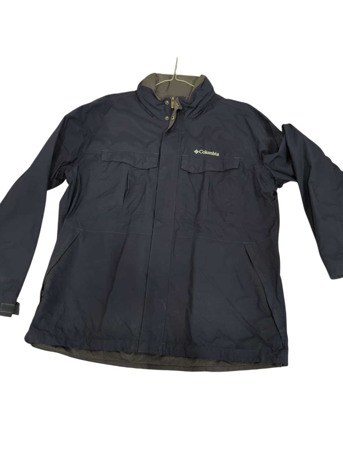 Columbia Navy Windbreaker Jacket - Men's Size XL