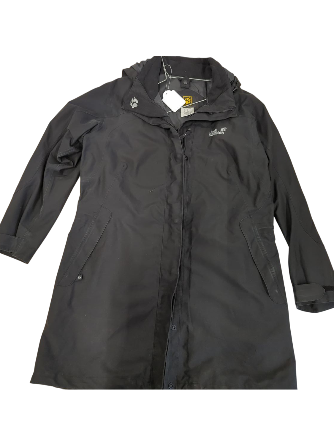 Jack Wolfskin Black Windbreaker Jacket - Women's XL/XXL