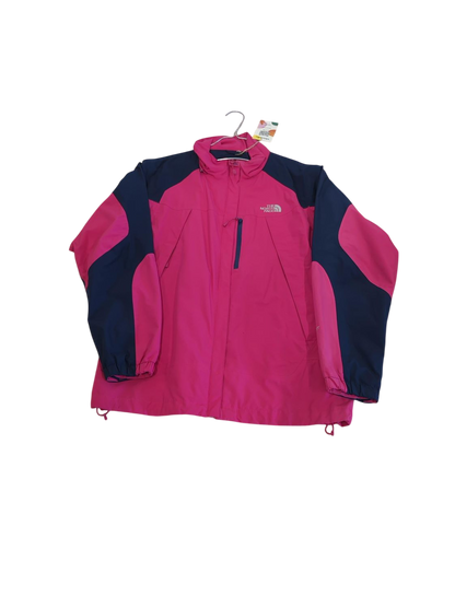 The North Face Pink & Navy Windbreaker Jacket - Size S