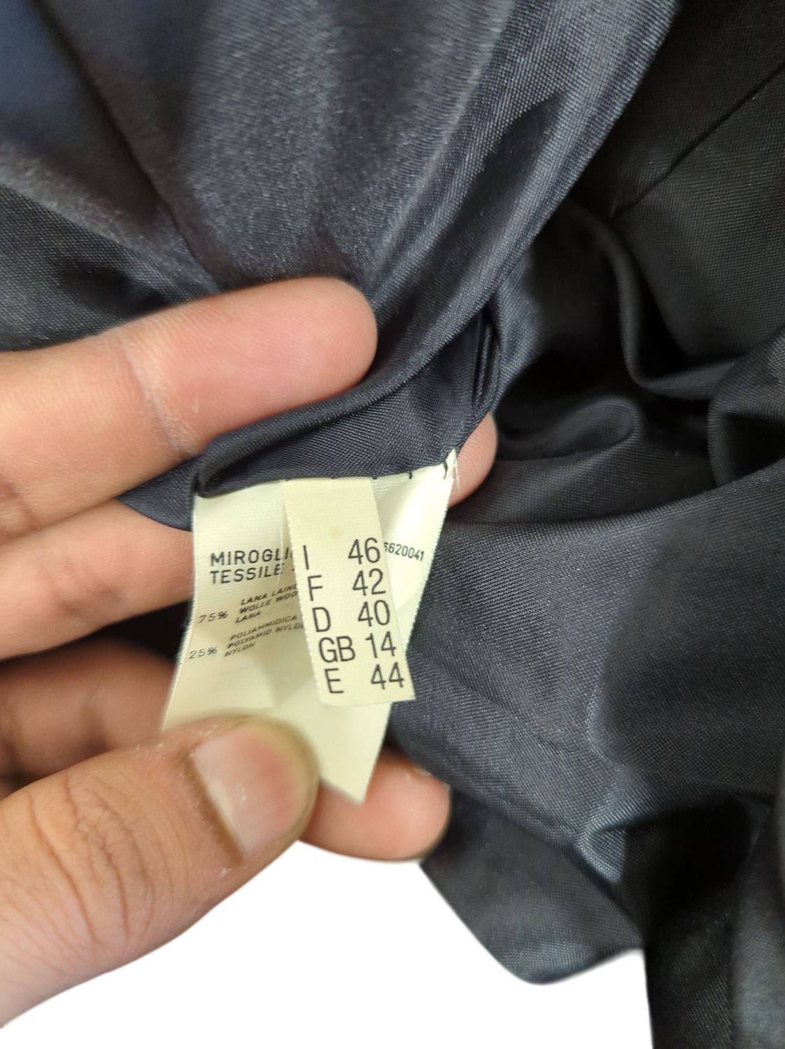 Purple Checkered Jacket - Size 44 (GB 14)