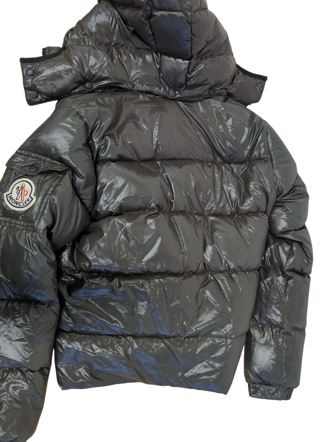 Moncler Black Down Puffer Jacket - Size 5