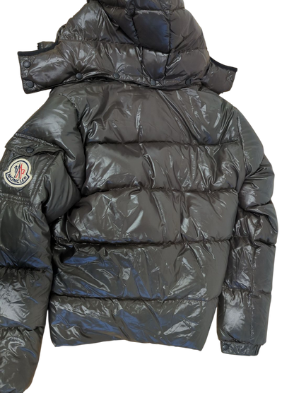 Moncler Black Down Puffer Jacket - Size 5