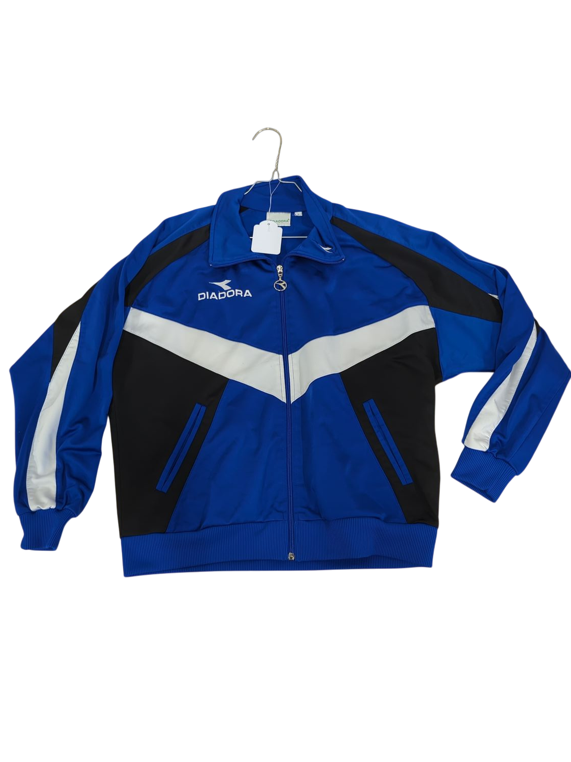Diadora Blue Windbreaker Jacket - Size S