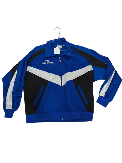 Diadora Blue Windbreaker Jacket - Size S