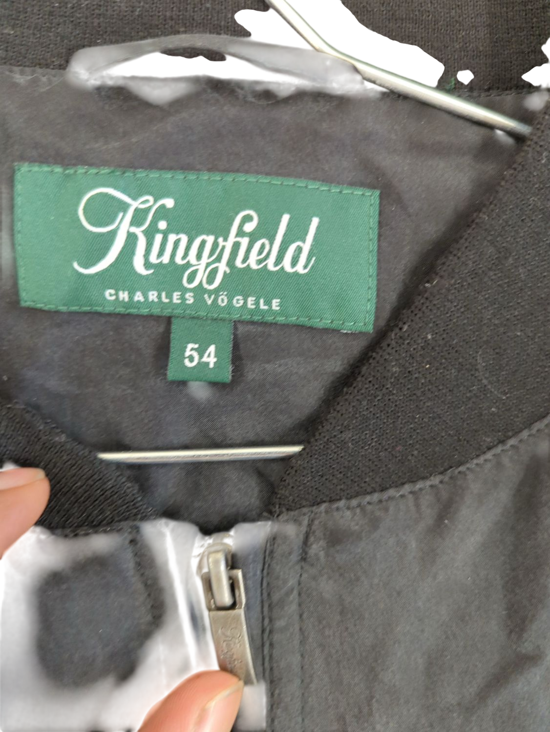 J.Lindeberg Black Windbreaker Jacket - Size 54