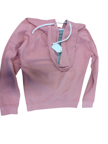 Kappa Pink Zip-Up Hoodie with Gray Interior
