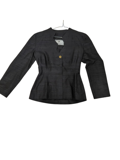 Claudio Lugli Black Blazer Jacket - Size 40 - Made in Italy