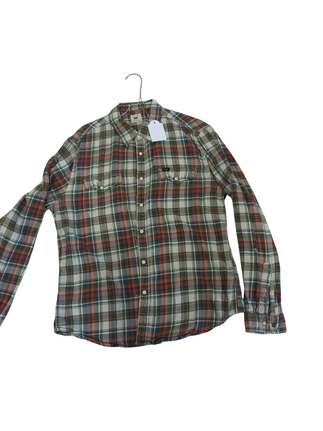 Lee Plaid Button-Down Shirt - Size XL