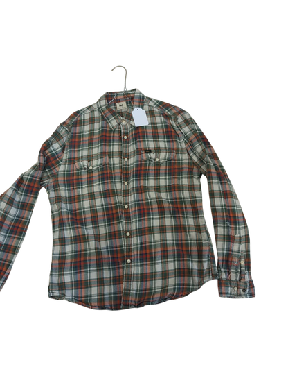 Lee Plaid Button-Down Shirt - Size XL