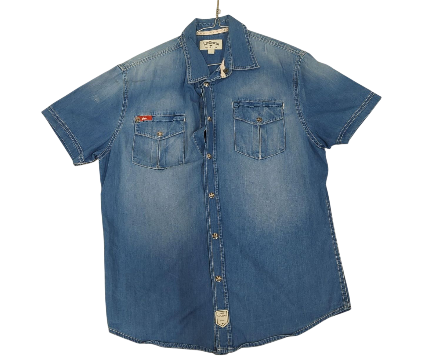 Lee Cooper Denim Button-Down Shirt - Size S - Since 1908