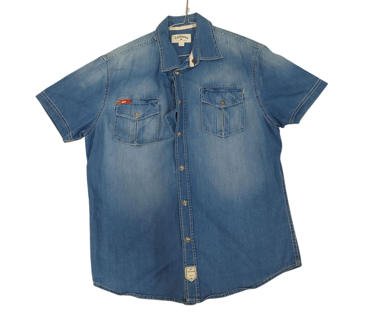 Lee Cooper Denim Button-Down Shirt - Size S - Since 1908