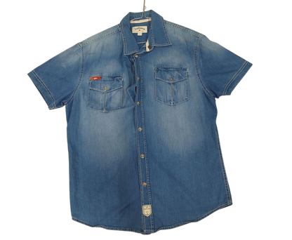 Lee Cooper Denim Button-Down Shirt - Size S - Since 1908