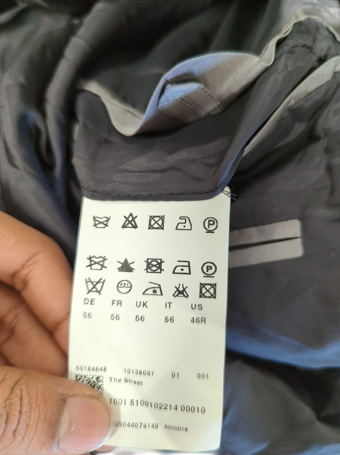 BOSS Hugo Boss Black Suede Jacket - Size 56