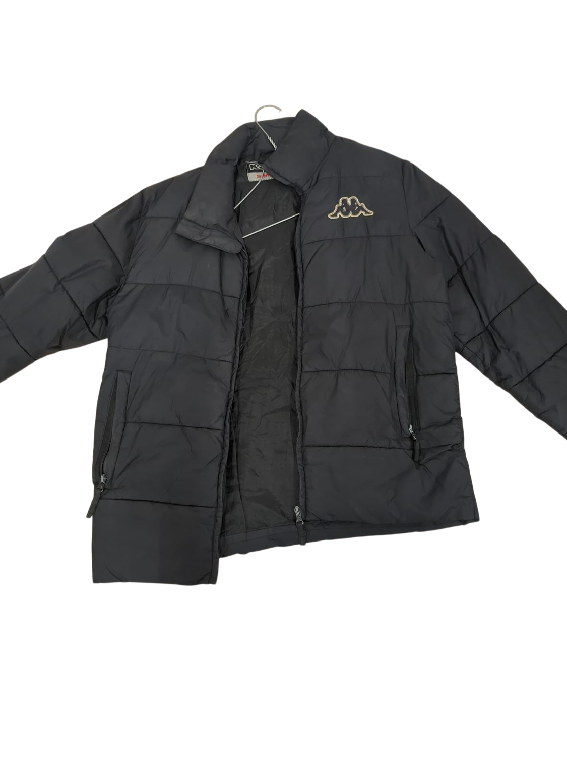 Kappa Black Puffer Jacket - Size Small