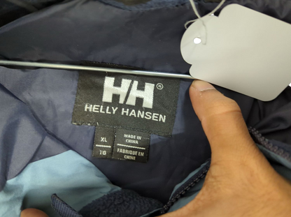 Helly Hansen Blue Windbreaker Jacket - Size XL