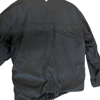 ASICS Black Windbreaker Jacket - Lightweight Outdoor Wear