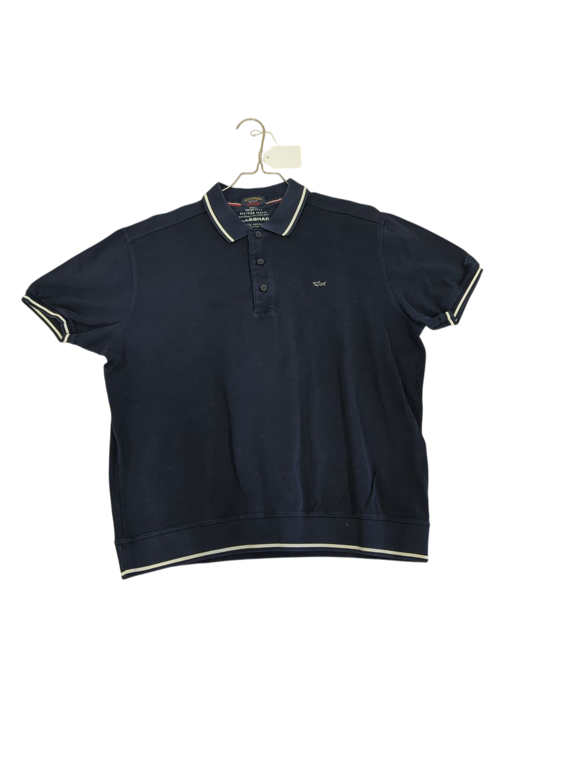 Paul & Shark Navy Blue Polo Shirt - Yacht Club Collection