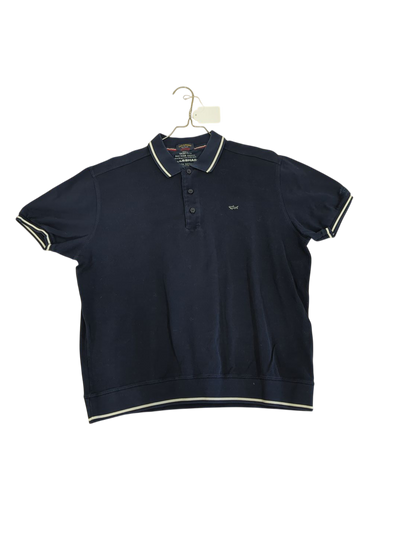 Paul & Shark Navy Blue Polo Shirt - Yacht Club Collection