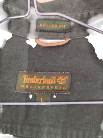 Timberland Green Button-Down Shirt - Rugged Fit