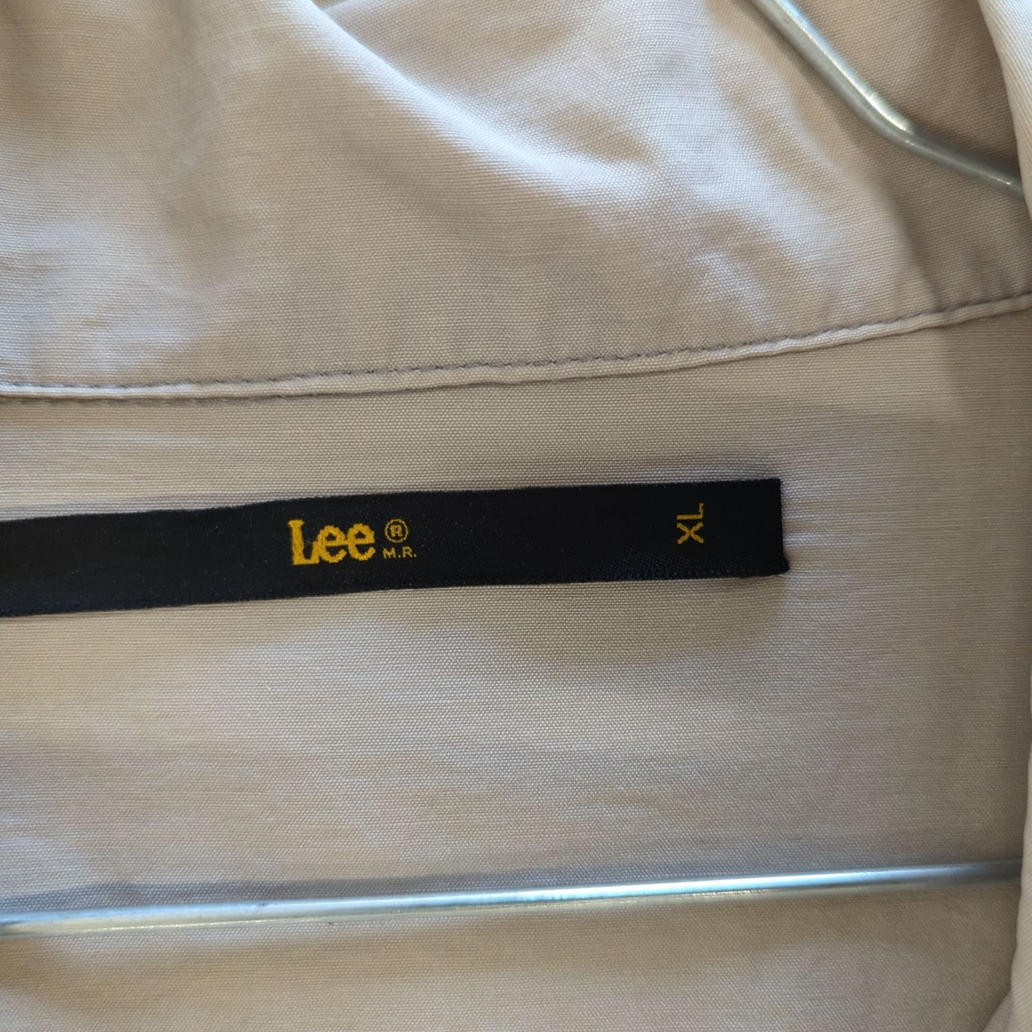 Lee Beige Lightweight Windbreaker Jacket - Size XL