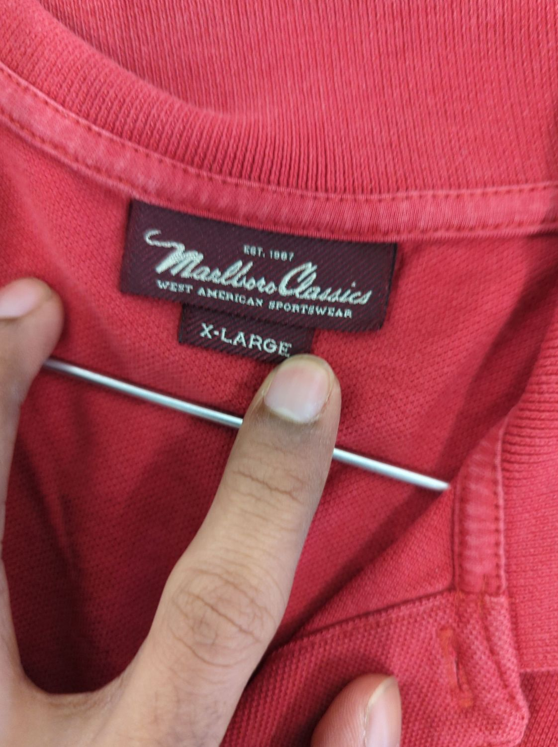 Masters Classic Red Polo Shirt - Size XL - American Sportswear