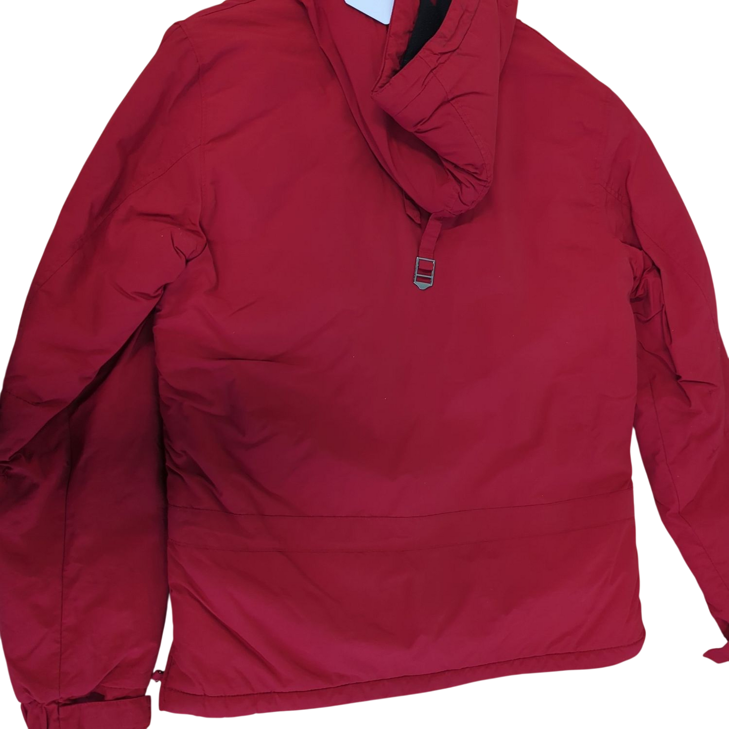 Norwegian Red Parka Jacket with Flag Emblem