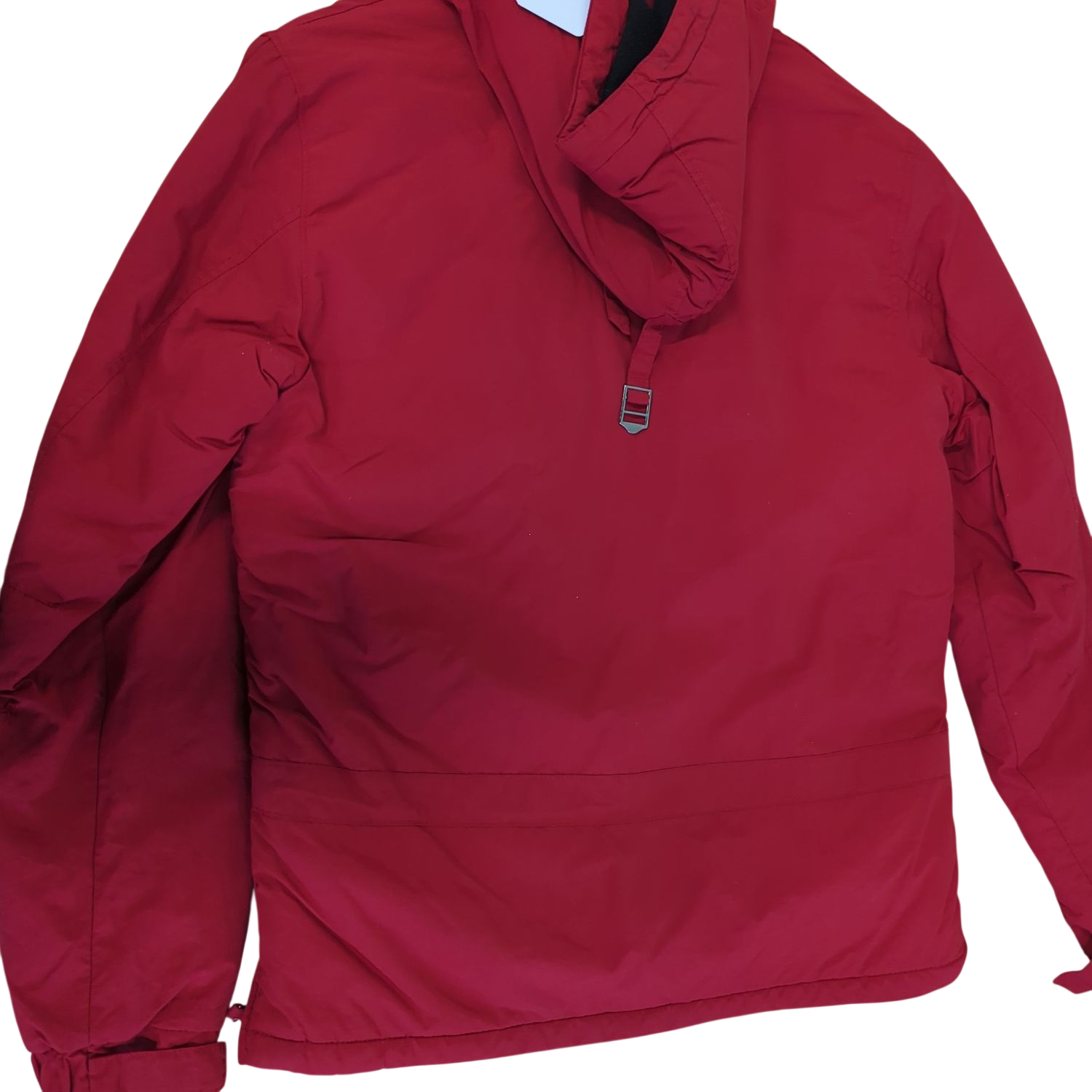 Norwegian Red Parka Jacket with Flag Emblem