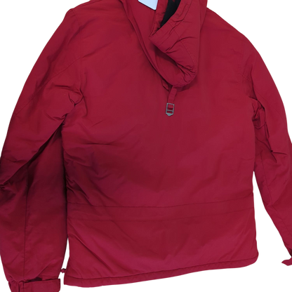 Norwegian Red Parka Jacket with Flag Emblem