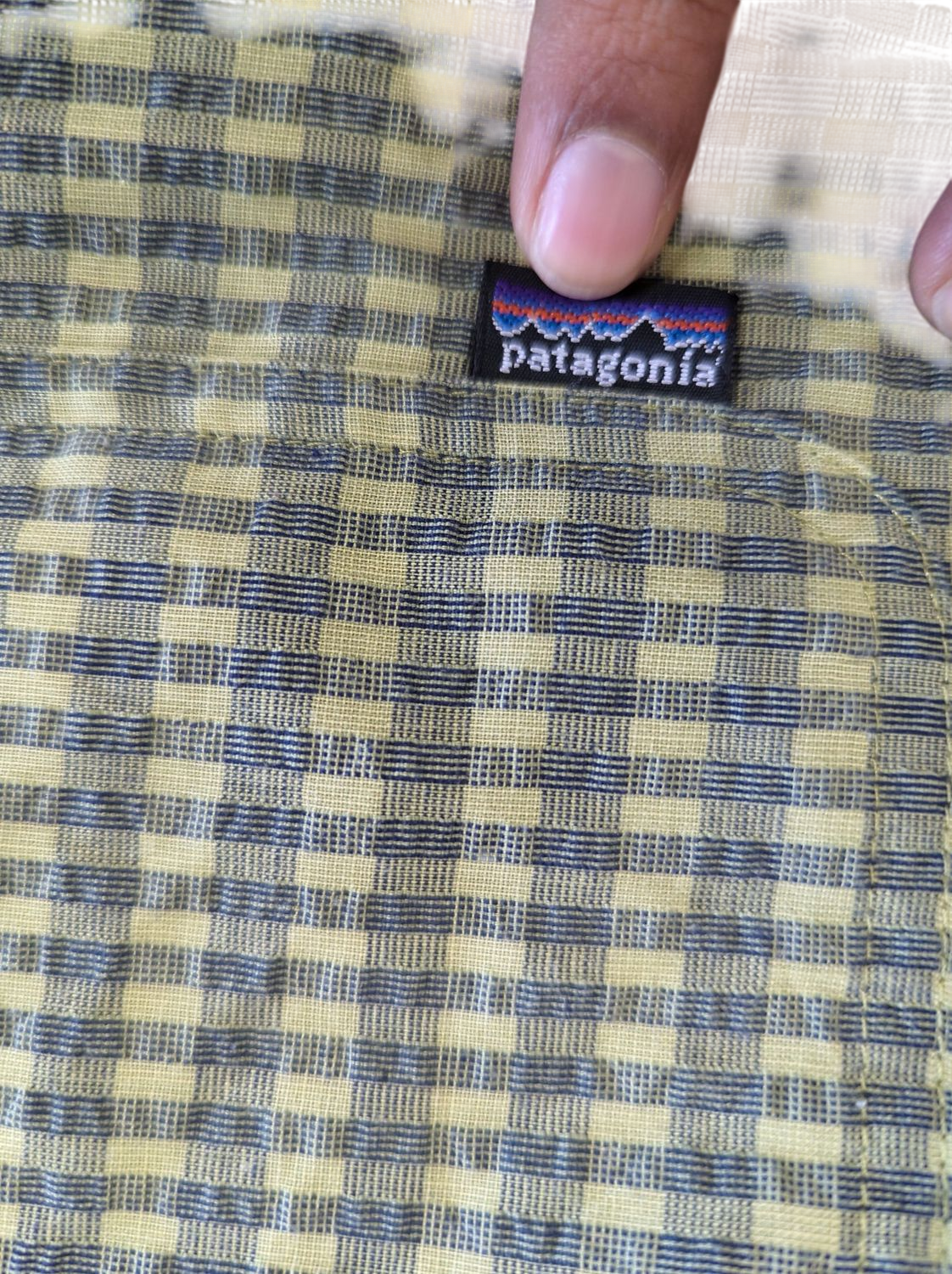 Patagonia Green Checkered Button-Down Shirt - Size S