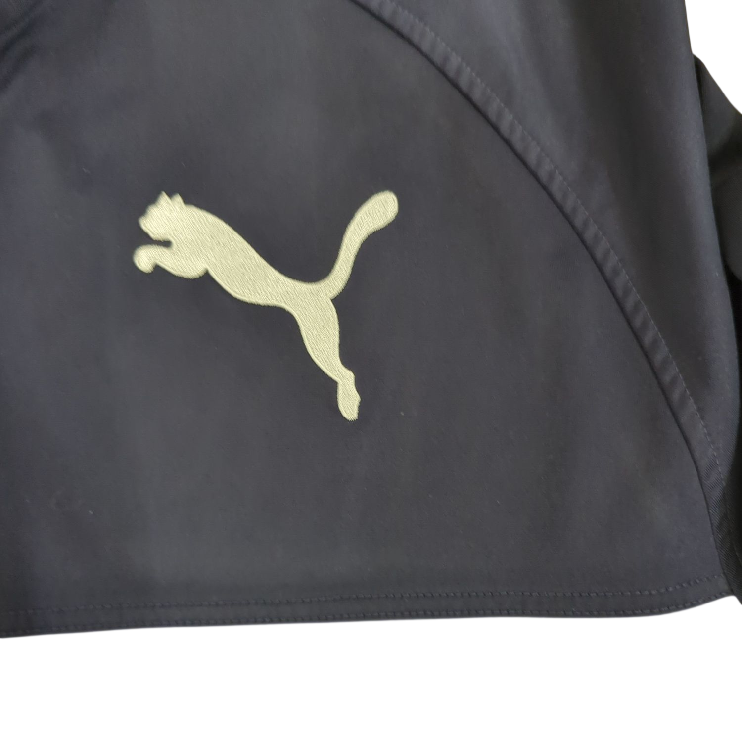 Puma Navy & White Windbreaker Track Jacket with Zipper