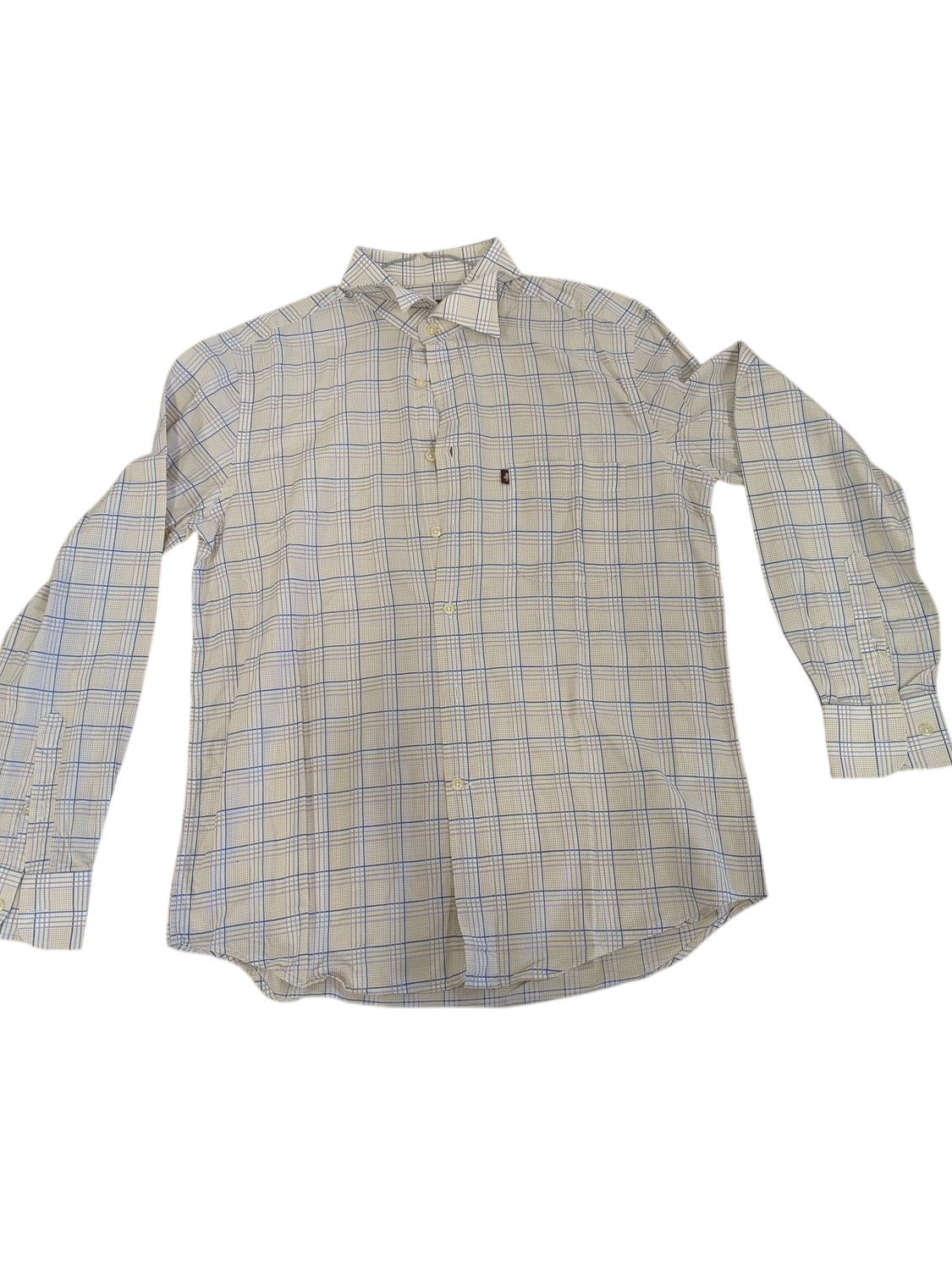 Marlboro Classics Checkered Button-Down Shirt - Size Large
