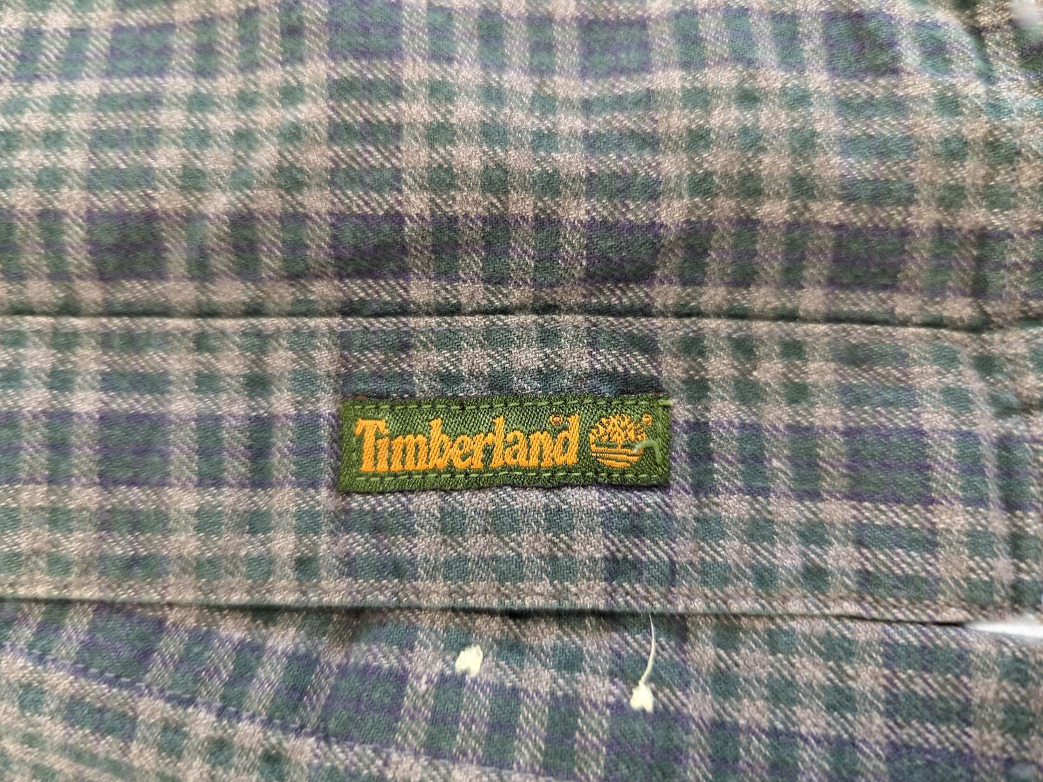 Timberland Plaid Button-Down Shirt - Size L