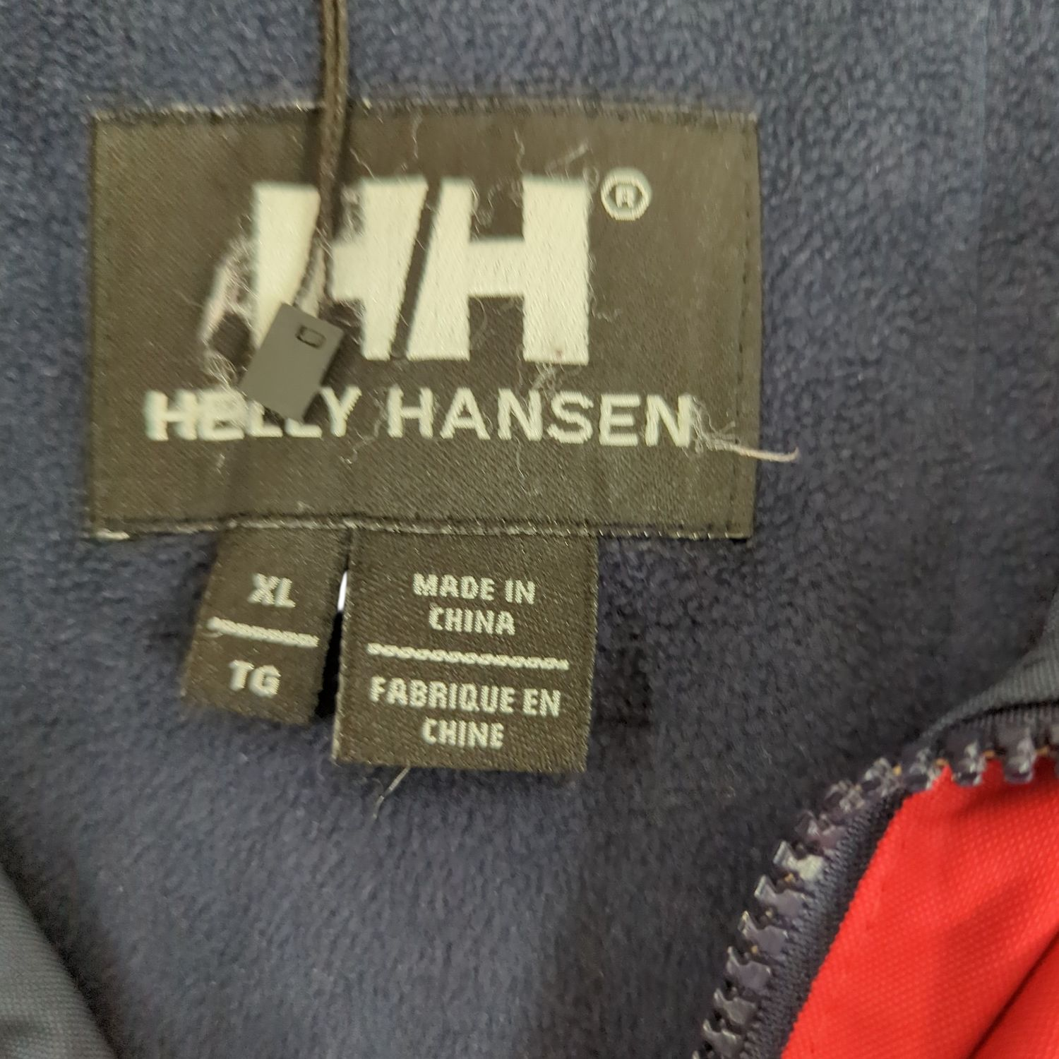 Helly Hansen Red Windbreaker Jacket - Size XL