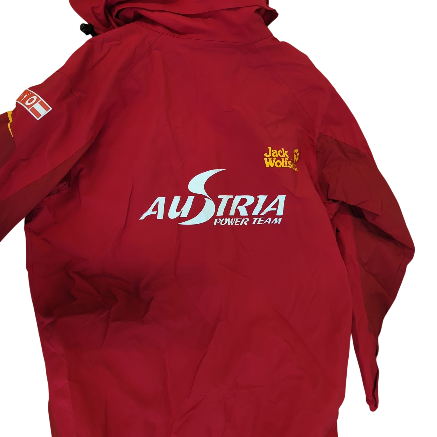 Jack Wolfskin Austria Power Team Red Windbreaker Jacket - Size M