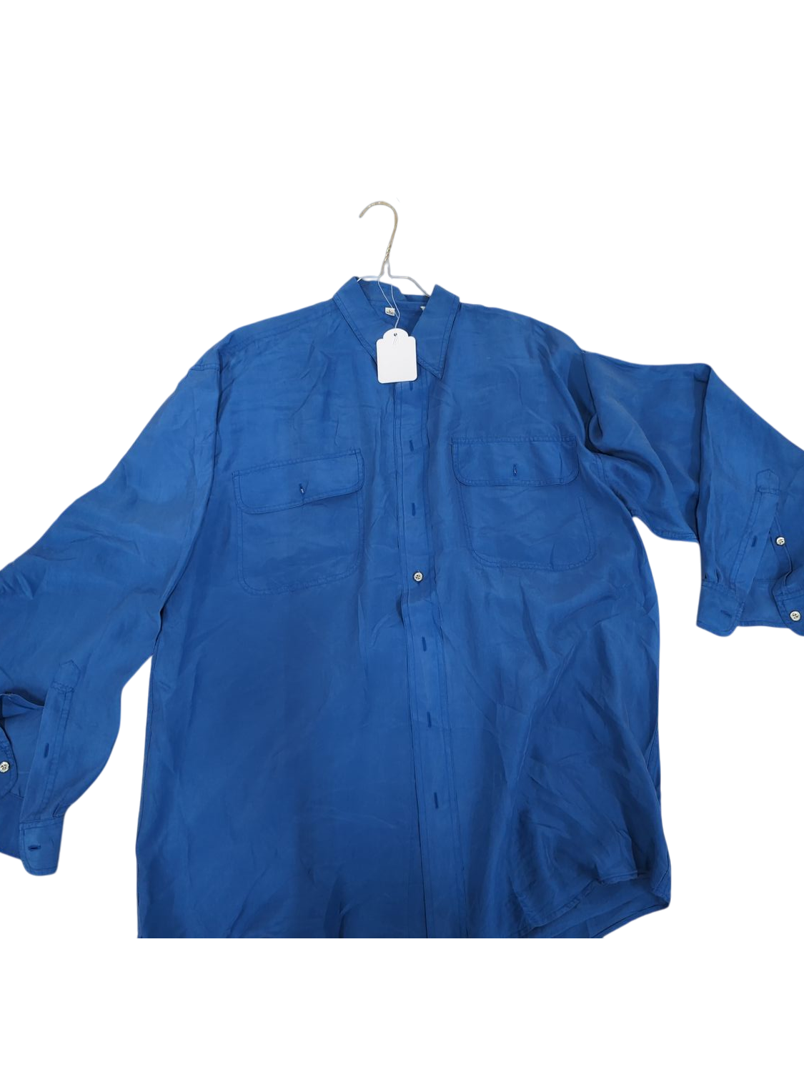 Henry Cotton's Blue Button-Down Shirt - Size 41/42