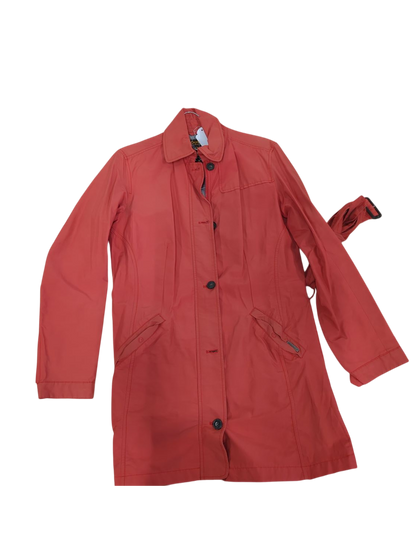 Woolrich Men's Coral Red Windbreaker Jacket - Size M