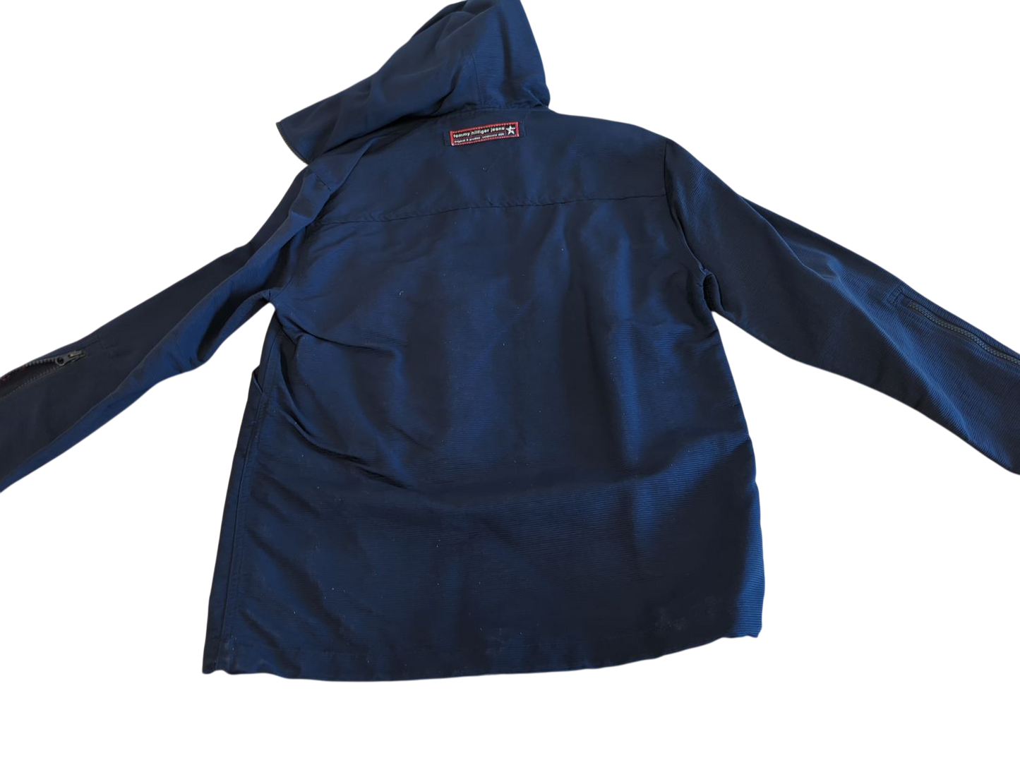 Tommy Hilfiger Navy Windbreaker Jacket - Size M
