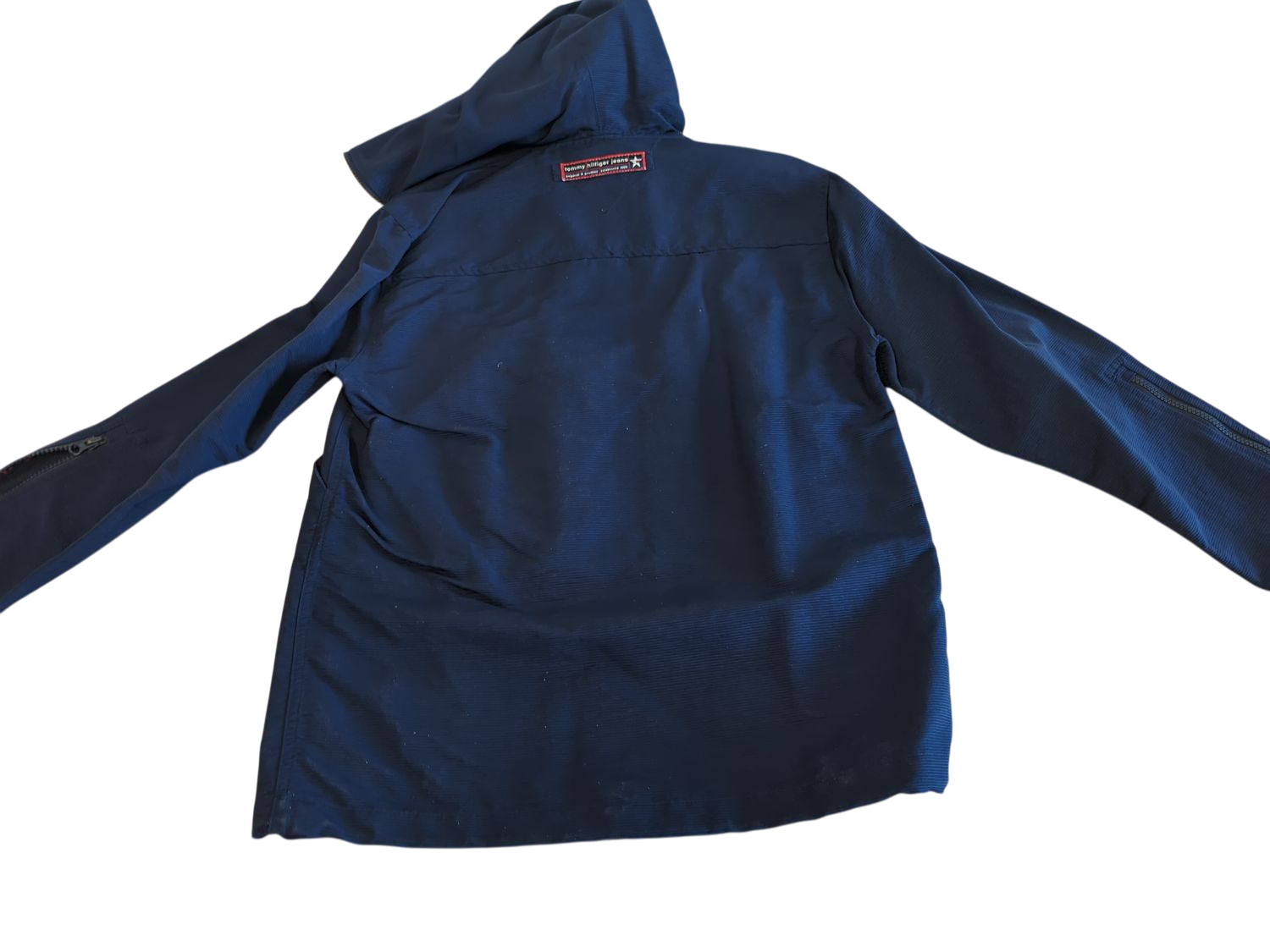 Tommy Hilfiger Navy Windbreaker Jacket - Size M