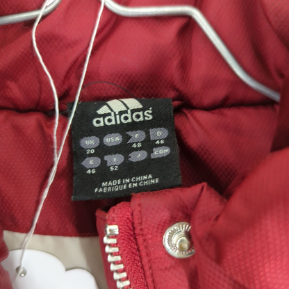 Adidas Burgundy Padded Vest - Size 52
