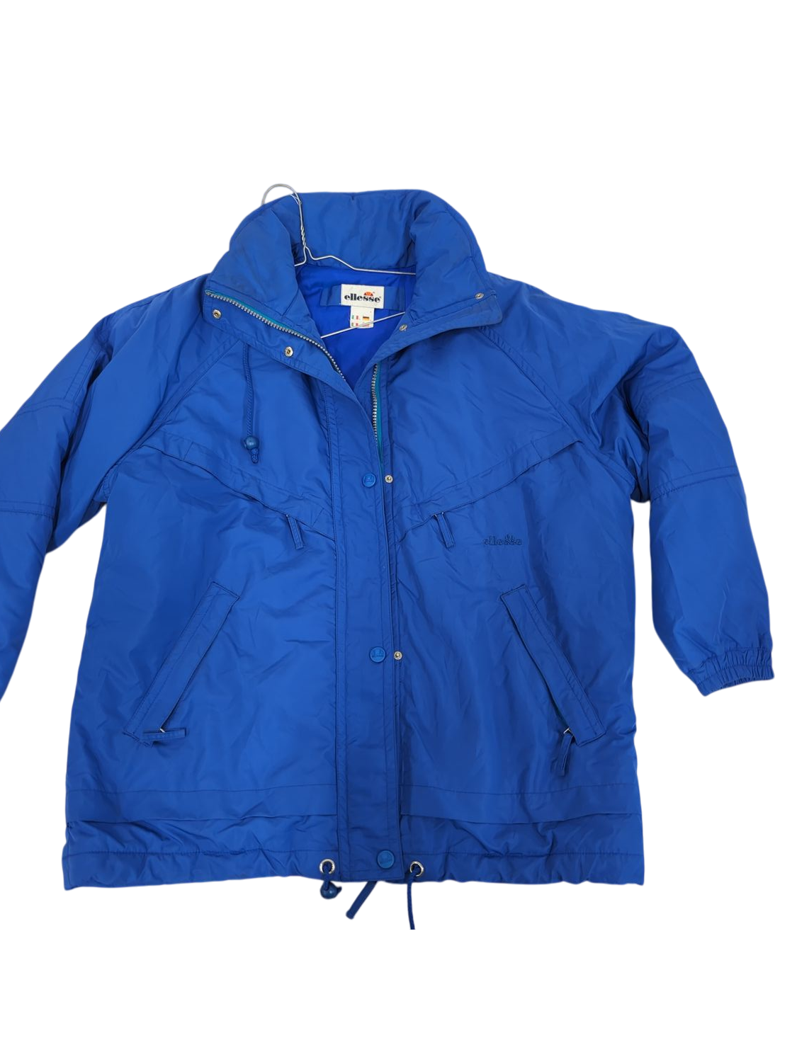 Ellesse Blue Windbreaker Jacket - Size 44