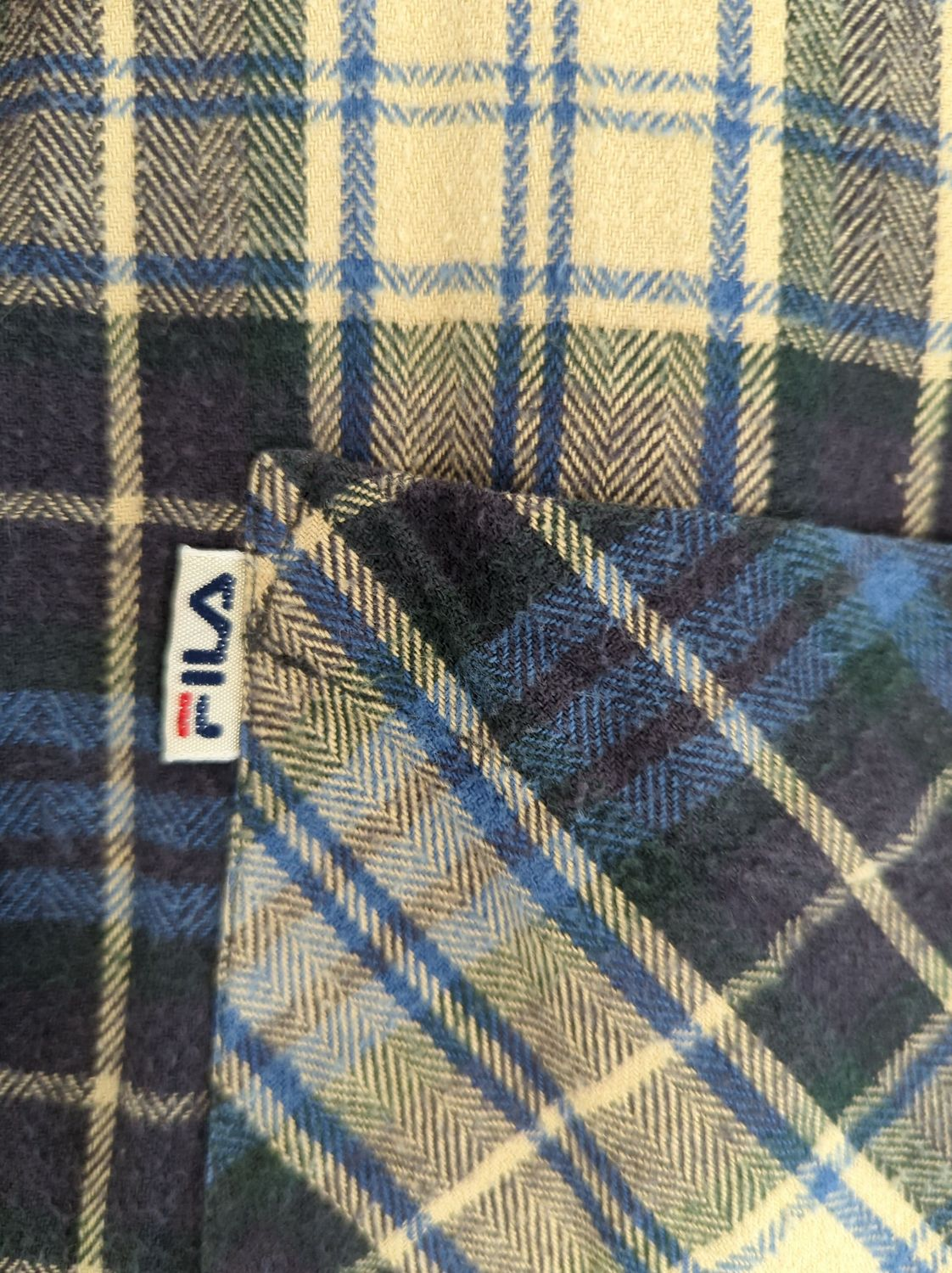 Vintage FILA Plaid Flannel Shirt - Size XL