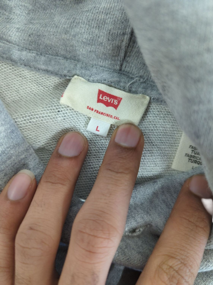 Levi's Grey Logo Sweatshirt - Size L