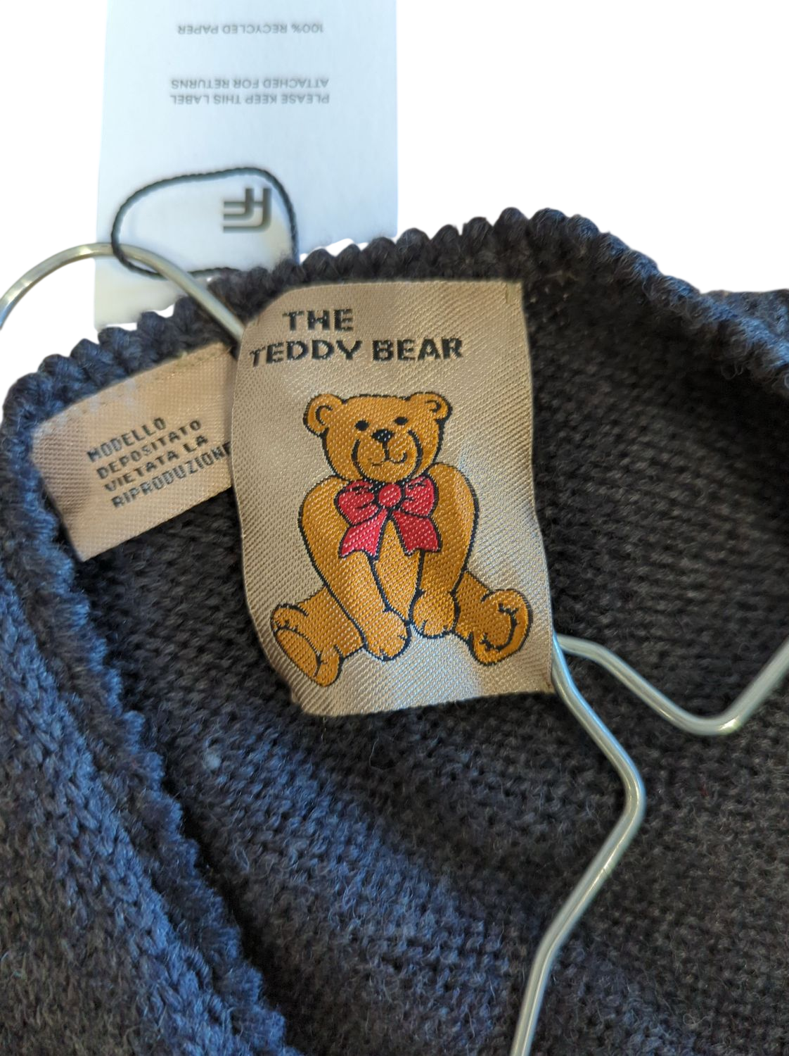 The Teddy Bear Wool Knitted Vest - Cute Children's Sweater Vest