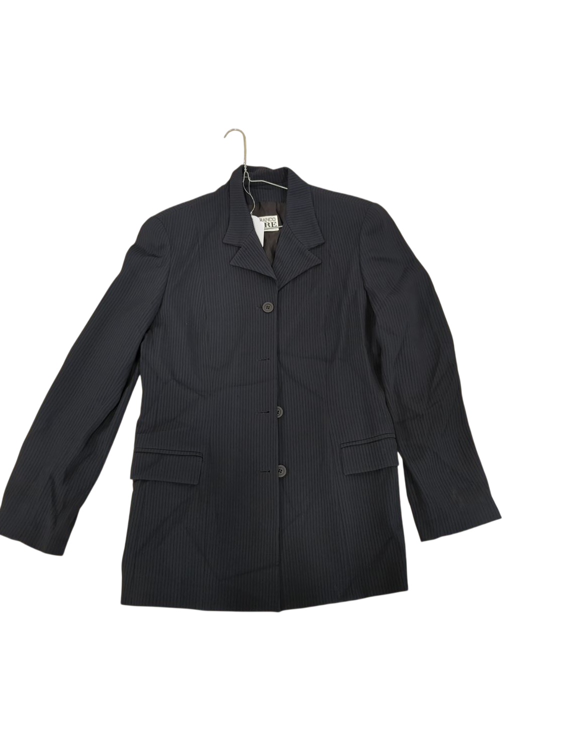 Gianfranco Ferré Black Pinstripe Blazer - Size 46 - Made in Italy