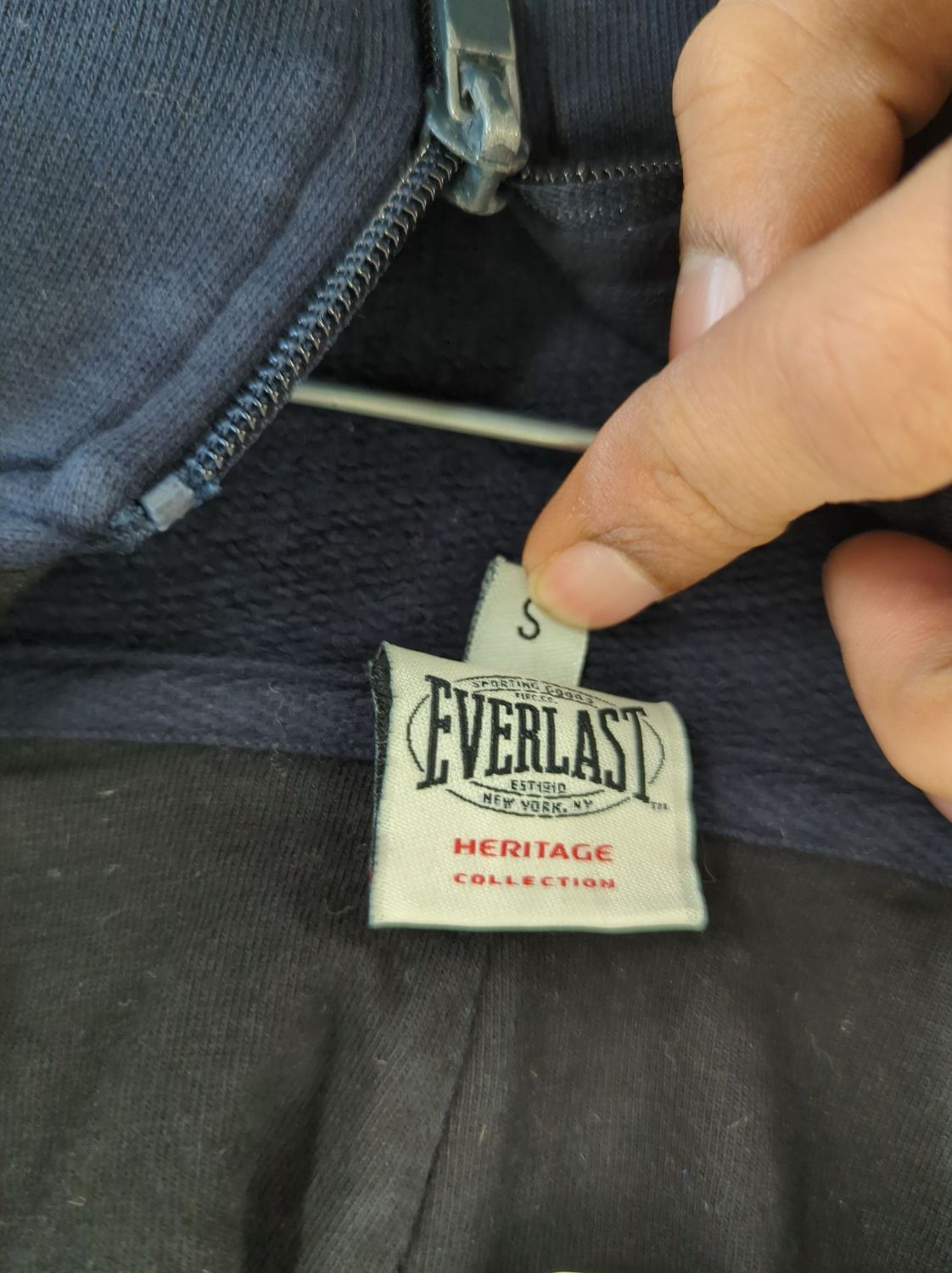 Everlast Navy Bomber Jacket - Size S