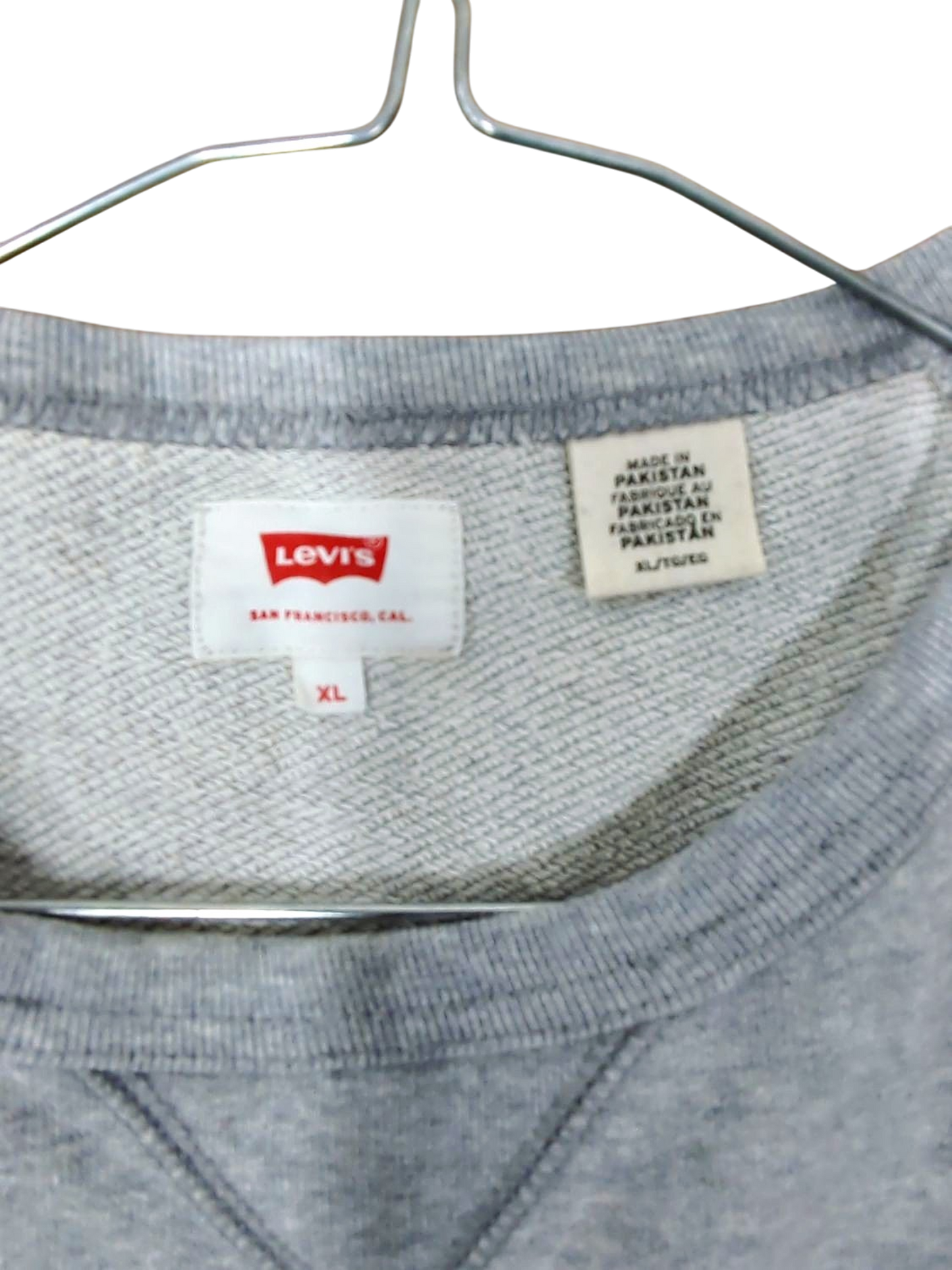 Levi's Grey Crewneck Sweatshirt - Size XL