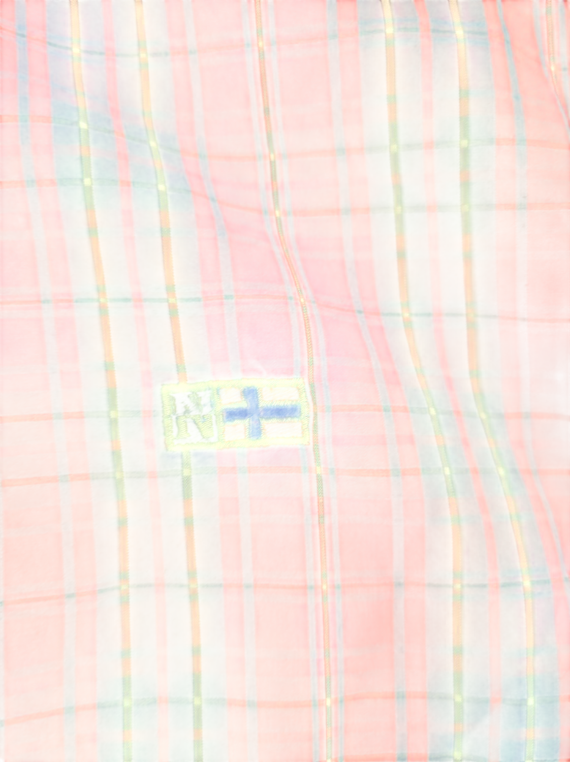 Napapijri Red Plaid Button-Down Shirt - Long Sleeve