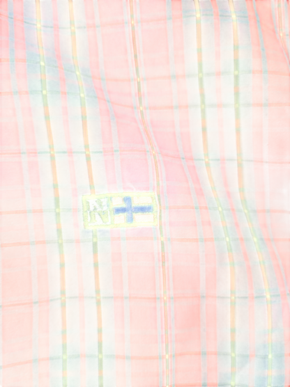 Napapijri Red Plaid Button-Down Shirt - Long Sleeve